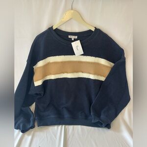 AEMI + CO  Winnie Pull Over NWT/Women’s/Medium Long Sleeve Crewneck Top